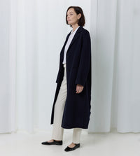 Long Wool Belted Coat by Aspesi