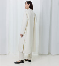 Long Wool Belted Coat by Aspesi